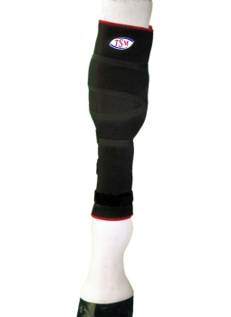 Bei Arthrose im rechten Vorderfußwurzelgelenk gibt die TSM Bandage wertvolle Unterstützung Rückansicht