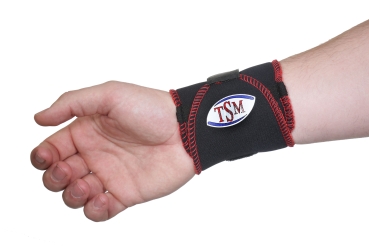TSM Handgelenkmanschette Pro 2215 Neoprenbandage für das Handgelenk angelegt