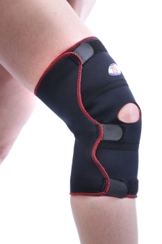 TSN Kniebandage aktiv offen mit Patellaaussparung fertig angelegt