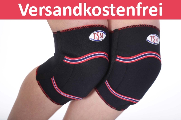 Das TSM Kniepolster aktiv bietet aufgrund des 12mm Polsters sehr guten Schutz vor Stößen gegen das Knie.