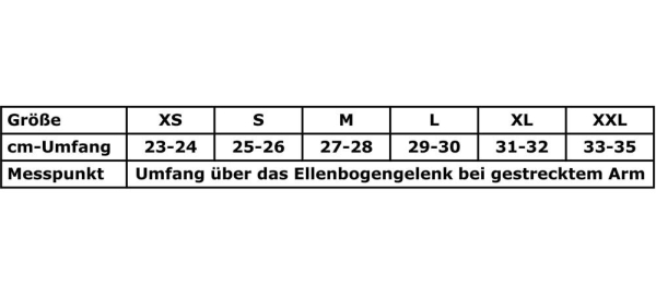 3556 TSM Ellenbogen-Bandage Pro mit Polster, schwarz