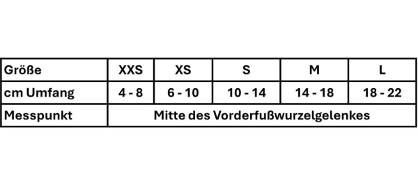 7501 TSM vet-Pro Hund Bandage für das Vorderbein
