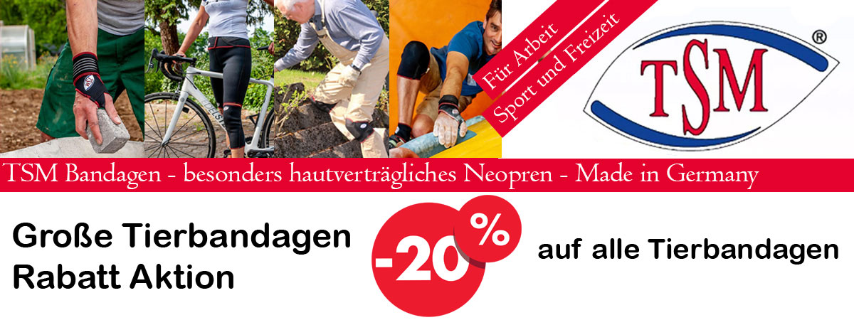 TSM Neoprenbandagen für Sport und Freizeit